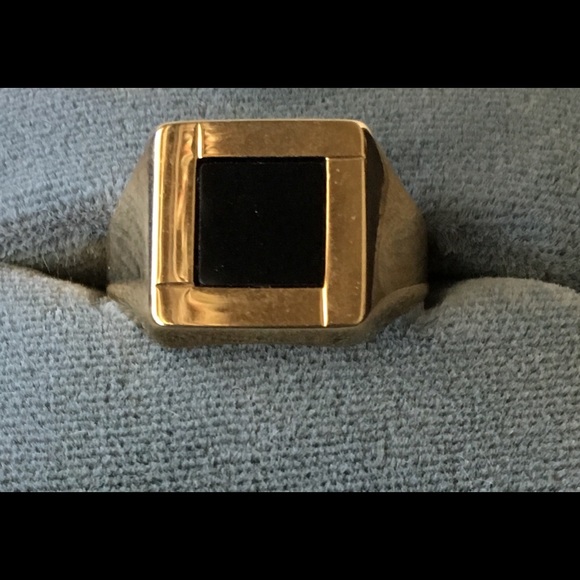 Avon Vintage Accessories Mens Vintage Black Onyx Ring Poshmark